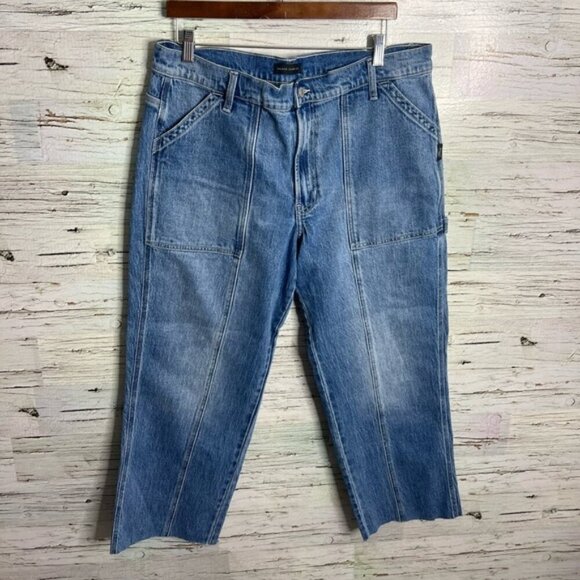 Silver Jeans Women's Blue Ankle & Cropped Jeans - Picture 1 of 7